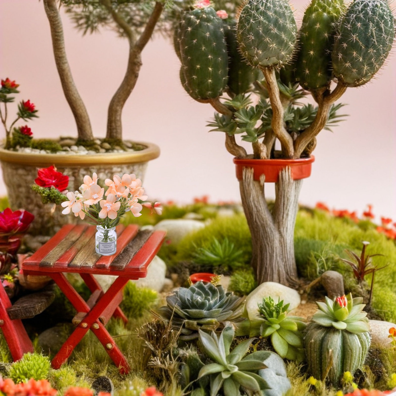 ชุดแจกันดอกไม้ 3 ชิ้น อุปกรณ์ต - Vase Decor บทวิจารณ์และราคา