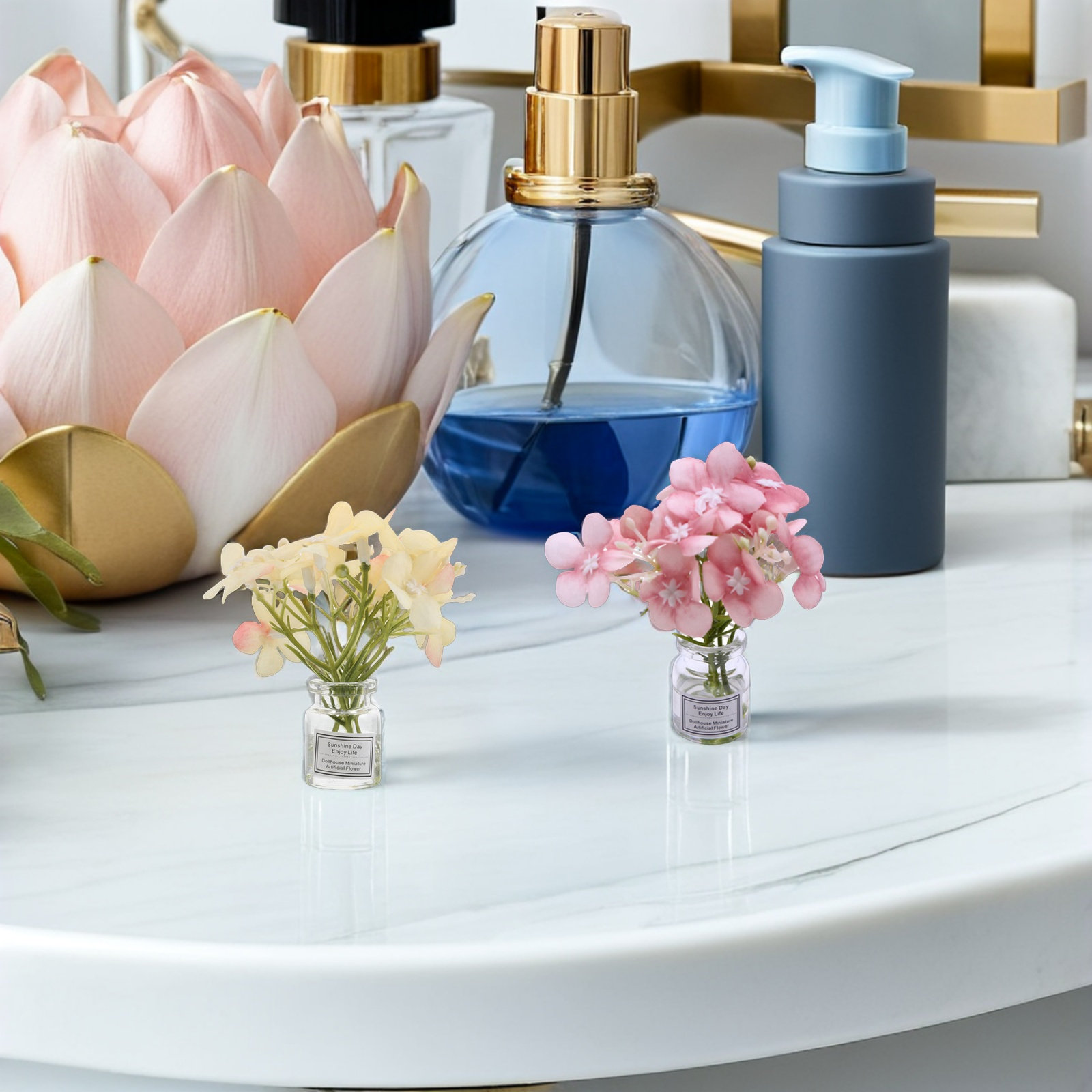 ชุดแจกันดอกไม้ 3 ชิ้น อุปกรณ์ต - Vase Decor บทวิจารณ์และราคา