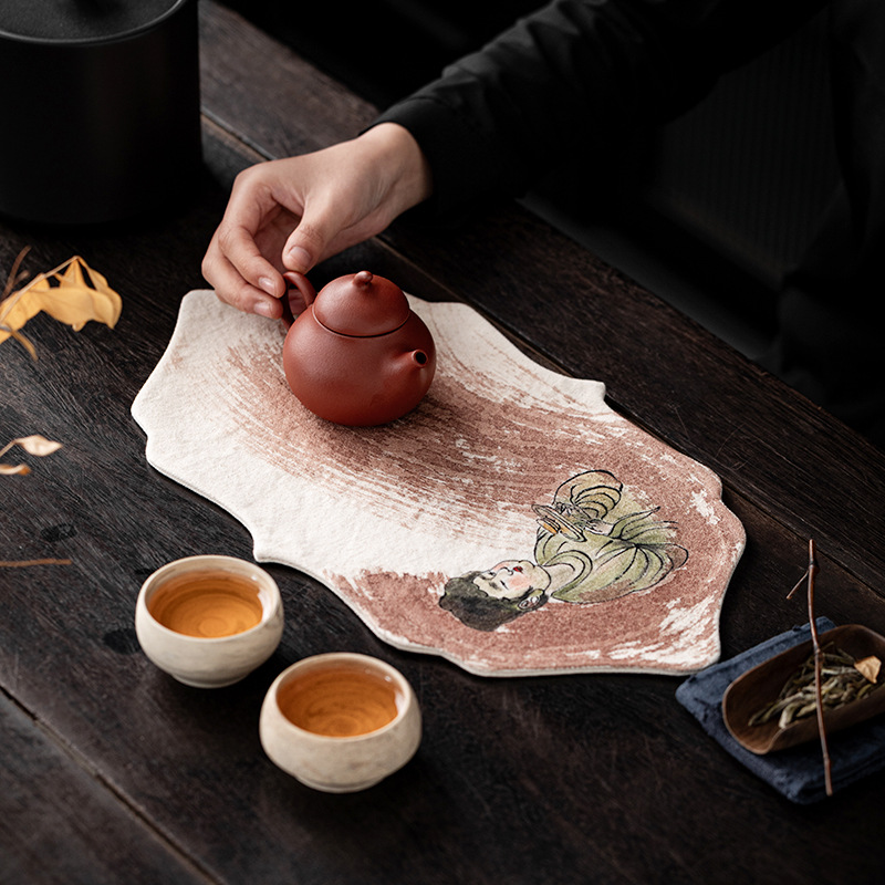 เสื่อรองชาแบบแห้งกันน้ำสไตล์เซ - Table Runner บทวิจารณ์และราคา