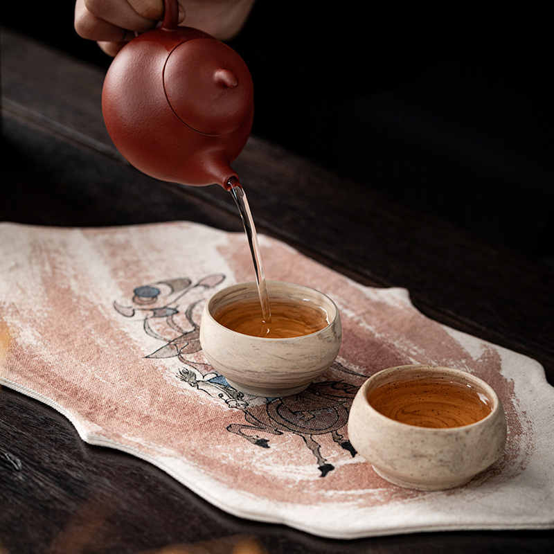 เสื่อรองชาแบบแห้งกันน้ำสไตล์เซ - Table Runner บทวิจารณ์และราคา