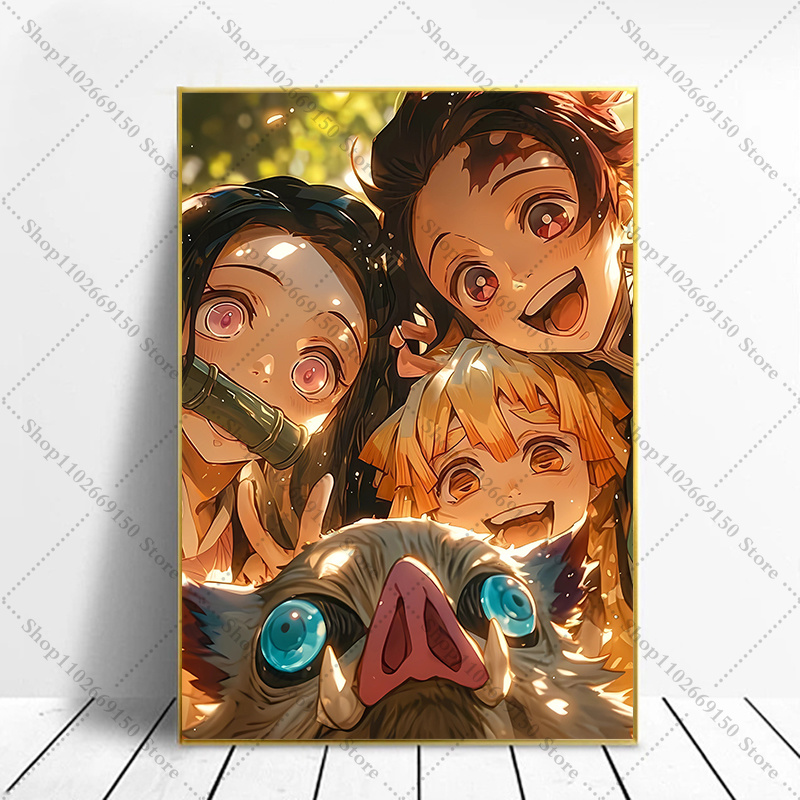 ภาพแคนวาสตกแต่งบ้านลายอนิเมะ D - Picture Frame บทวิจารณ์และราคา