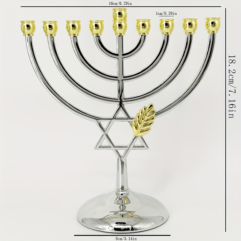 เชิงเทียนฮานุคาห์ 9 แขน รูปดาว - Candle Holder Decor บทวิจารณ์และราคา