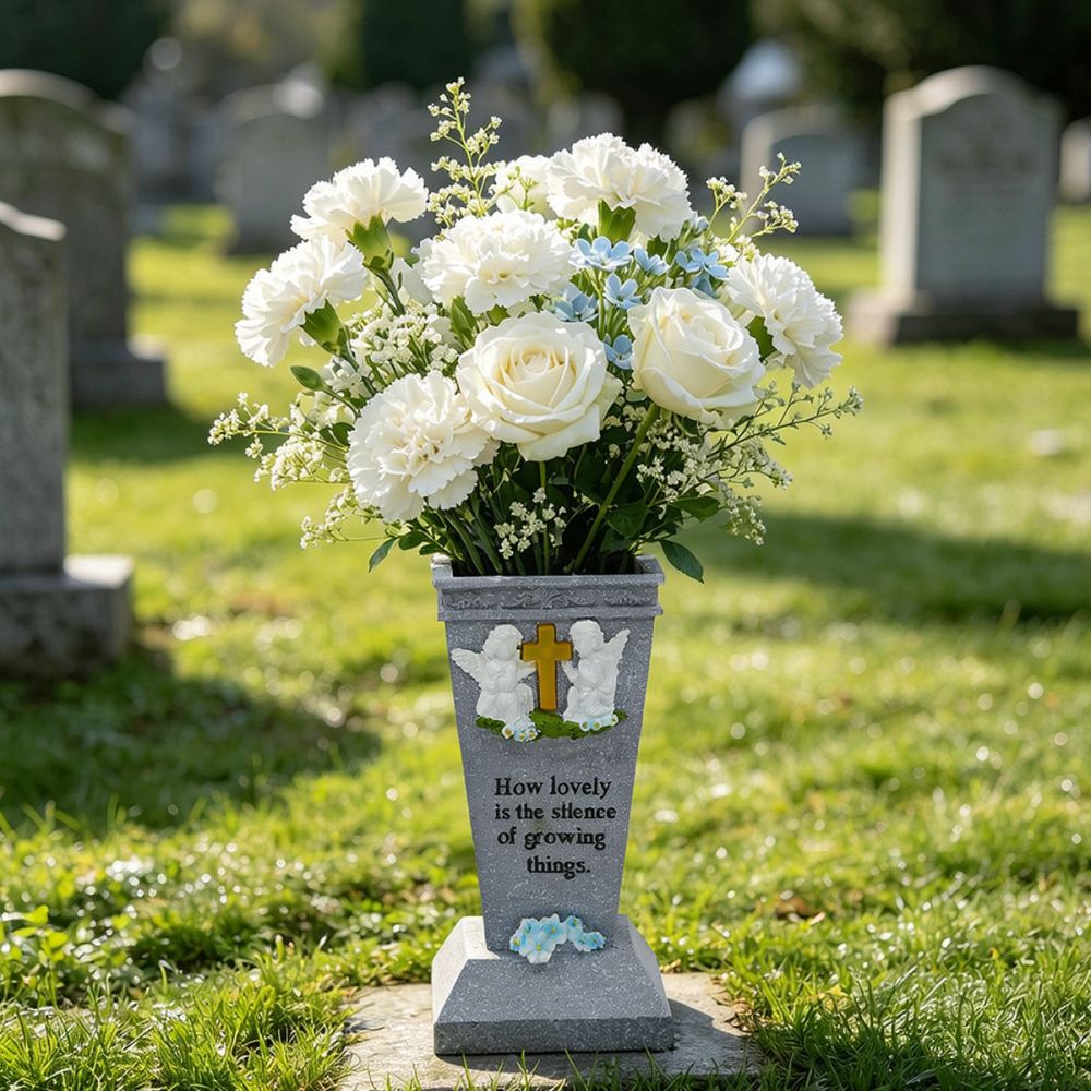 แจกันรูปไม้กางเขนและนางฟ้าพลัง - Vase Decor บทวิจารณ์และราคา